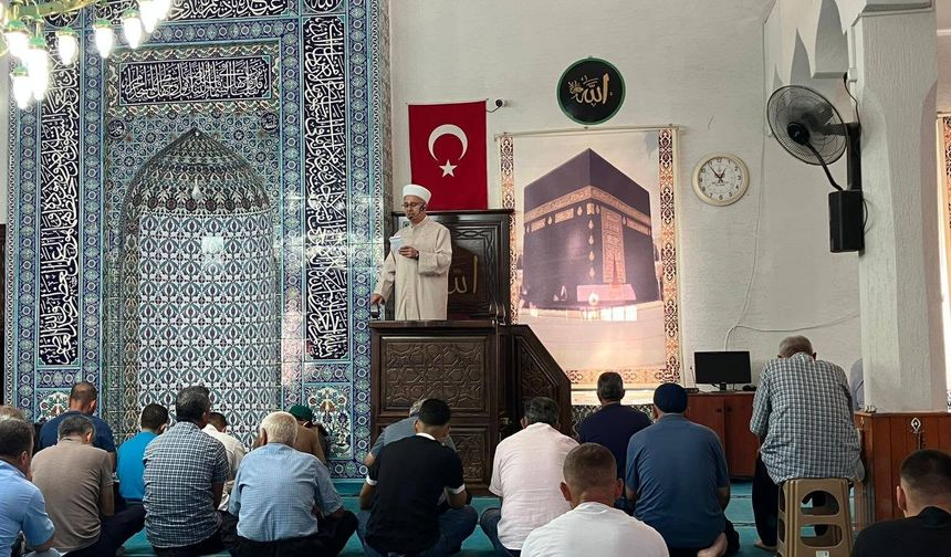Osmaniye İl Müftüsü Ahat Taşcı Bahçe Köyünde Cemaatle Buluştu