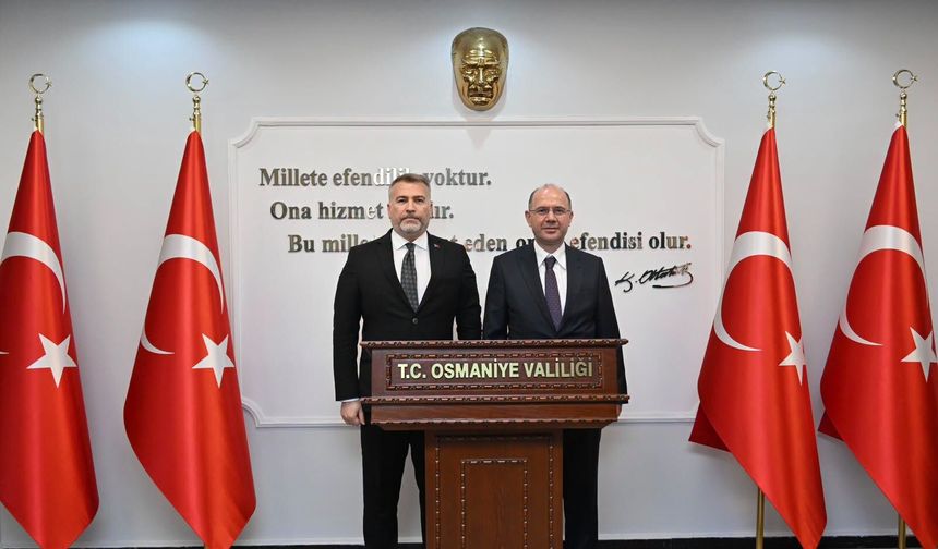 Bakan Yardımcısı Demirli Osmaniye’de Vali ile Görüştü