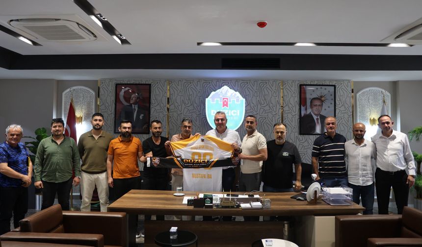 Düziçi 28 Mart Spor Kulübü’nden Başkan İba’ya Ziyaret