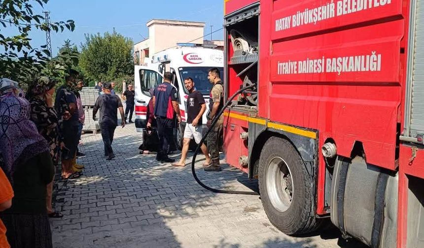 Hatay Dörtyol’da Mesken Yangını Paniğe Neden Oldu