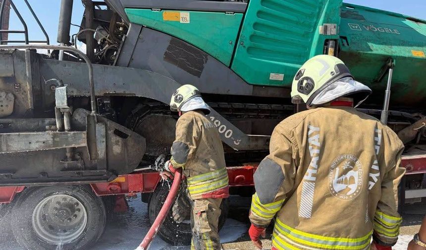Hatay’da Taşıyıcı Dorsede Yangın Paniği