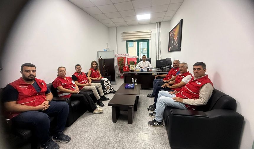 Kızılay Kadirli Şubesi’nden Cabbar Büyükgök’e Hayırlı Olsun Ziyareti