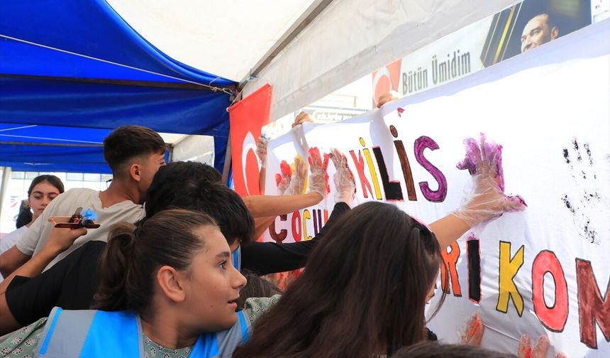 Kilis'te çocuklara yönelik iklim değişikliği farkındalık etkinliği düzenlendi