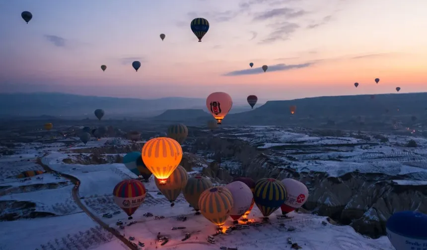 Kapadokya Avrupa’nın En İyi Kış Rotası Seçildi