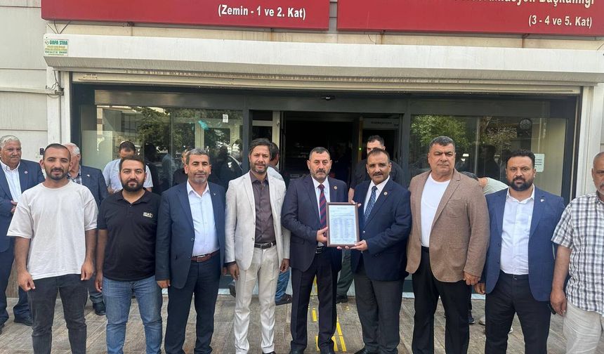 MHP Şanlıurfa’da Yeni Dönem Başladı! Osman Mutlu Mazbatasını Aldı
