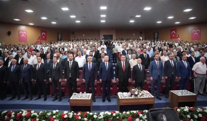 MHP Osmaniye İl Kongresi Gerçekleştirildi: Yusuf Çomu Yeniden İl Başkanı