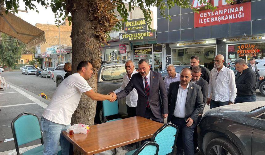 MHP Şanlıurfa İl Başkanı Mutlu’dan Esnaf Ziyareti