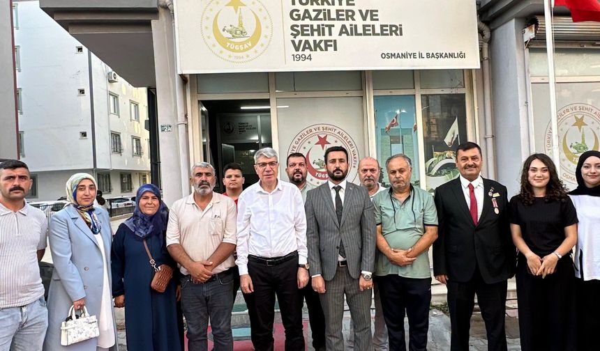 Milletvekili Gülsoy’dan Gaziler ve Şehit Aileleri Vakfı’na Ziyaret