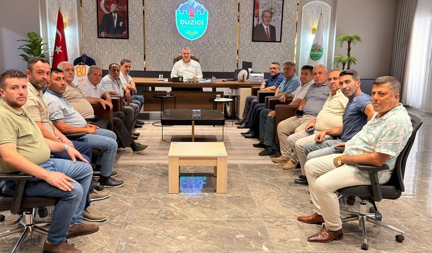 Düziçi Belediye Başkanı İba Esnafla Buluştu