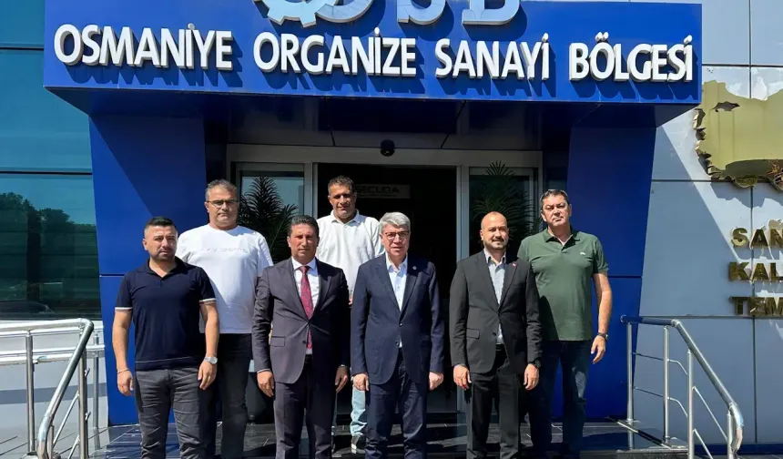 Gülsoy ve Uyutmaz Osmaniye OSB’de Projeleri Görüştü
