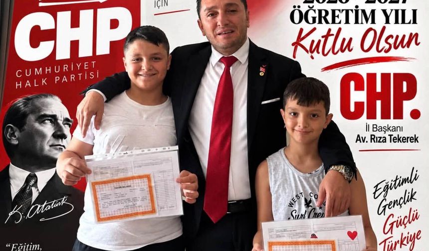Osmaniye CHP İl Başkanı Rıza Tekerek’ten Yeni Eğitim Yılı Mesajı