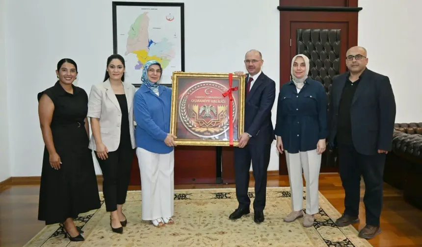 Osmaniye’de Kültür Heyetinden Valiliğe Ziyaret
