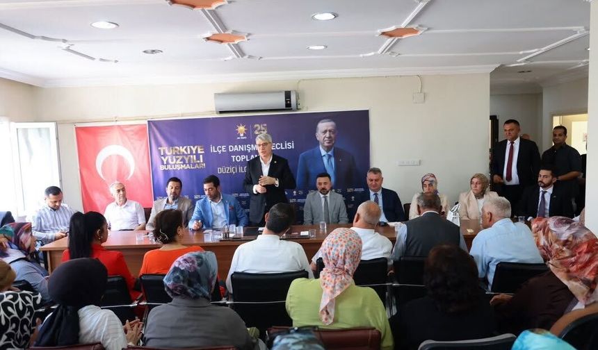 Seydi Gülsoy Ve AK Parti Teşkilatı Düziçi’nde Bir Araya Geldi