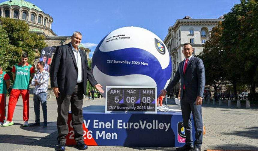 Sofya’da EuroVolley 2026 İçin Geri Sayım Başladı