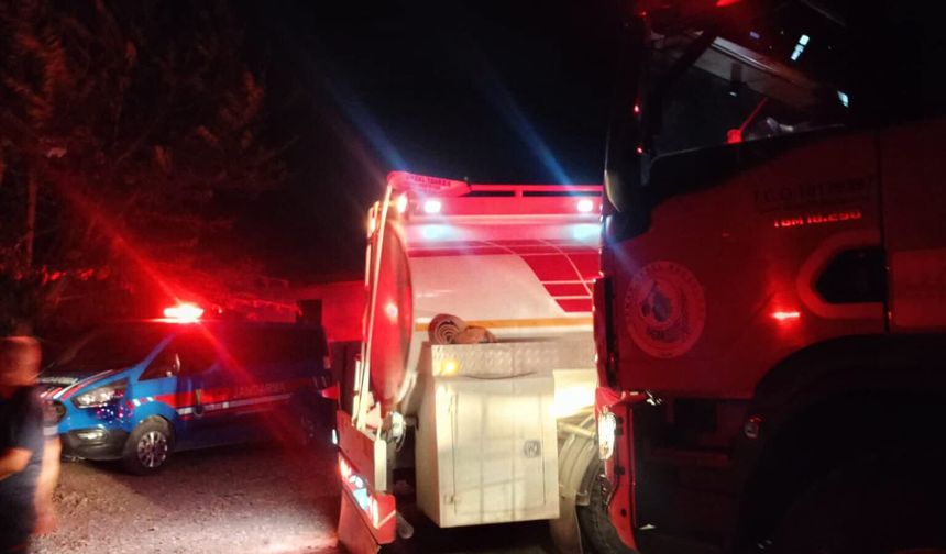 Sumbas’ta Elektrik Tellerinden Çıkan Kıvılcım Yangına Neden Oldu