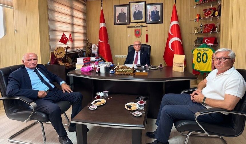 Osmaniye’de TEMAD’dan MHP İl Başkanı Yusuf Çomu’ya Ziyaret