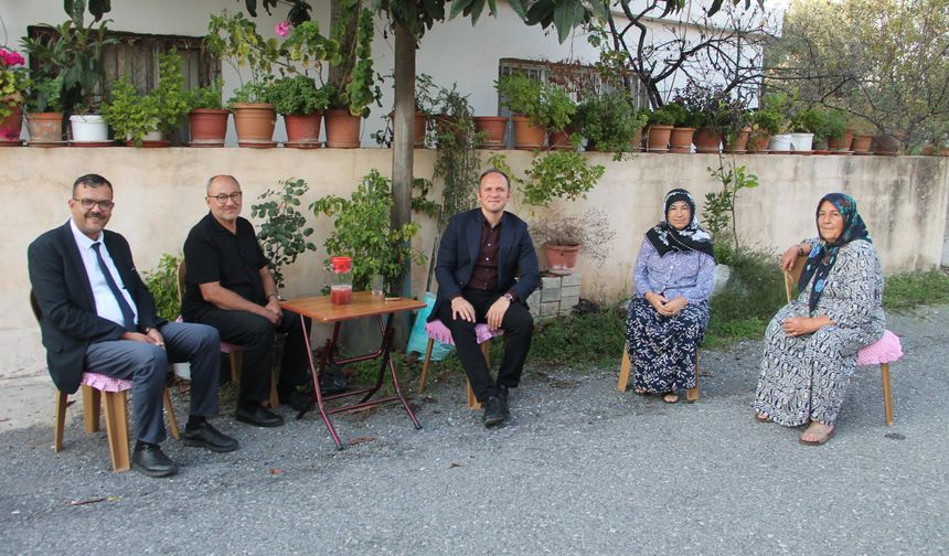 Erzin Kaymakamı Akpınar’dan Muhtar Dalkılıç’a Ziyaret