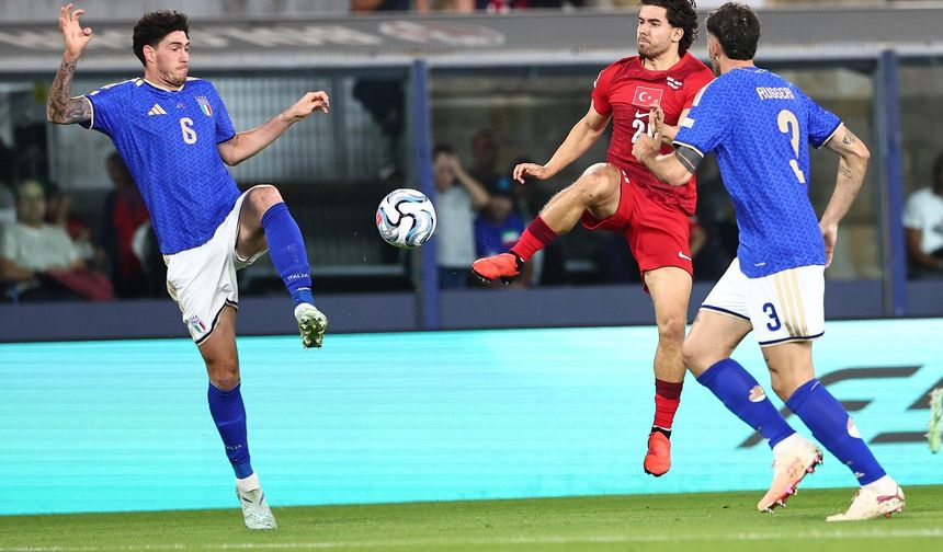 İtalya-Türkiye İlk Yarı Sonucu: Milliler 1-0 Geride