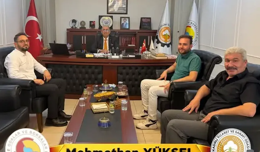Osmaniye Kadirli’de Din Görevlileri Kadirli TSO’yu Ziyaret Etti