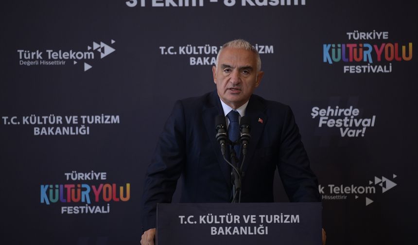 Kültür ve Turizm Bakanı Ersoy, Antalya Kültür Yolu Festivali'nin açılış töreninde konuştu: