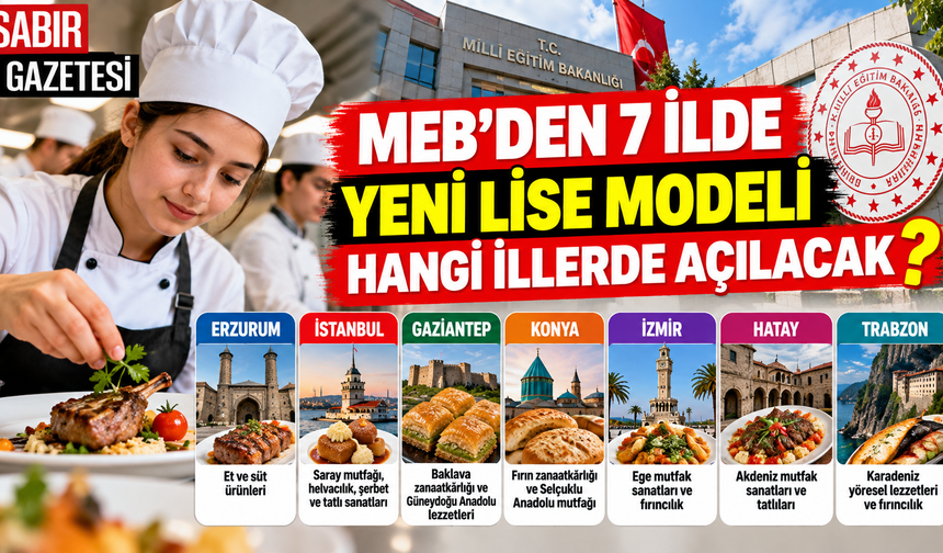 MEB'den 7 İlde Yeni Lise Modeli Hangi İllerde Açılacak?