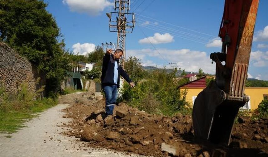 Osmaniye Bahçe’de Su Hattında İkinci Etap Başladı