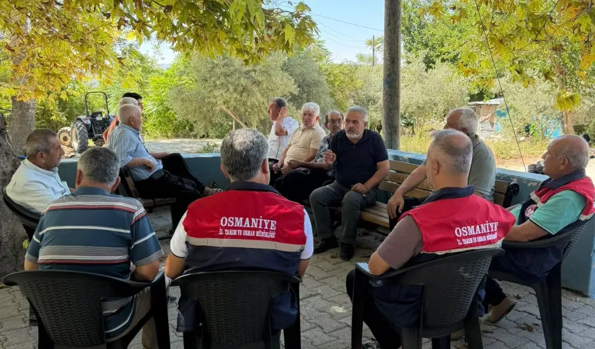 Osmaniye’de Çiftçilere Yeni Destek Modeli Anlatıldı
