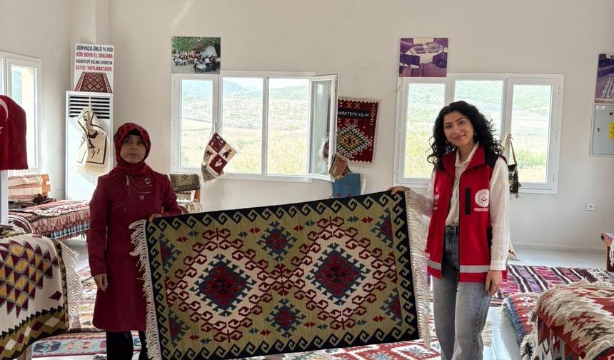 Osmaniye Kadirli’de Karatepe Kilim Kooperatifine Ziyaret