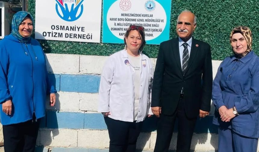 Osmaniye Otizm Derneği'ne Sait Başkurt'tan Anlamlı Ziyaret