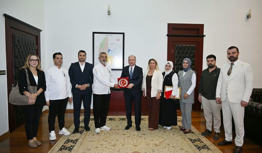 Osmaniye Valisi Serdengeçti’ye Dernek Başkanı Ziyareti