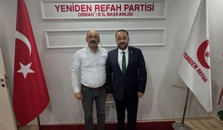 Osmaniye'de Adem Demir Yeniden Refah Partisi'ne Döndü