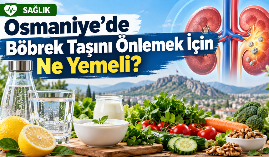 Osmaniye’de Böbrek Taşını Önlemek İçin Ne Yemeli?