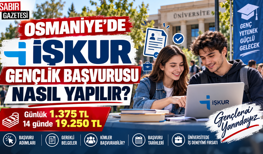 Osmaniye'de İŞKUR Gençlik Başvurusu Nasıl Yapılır?