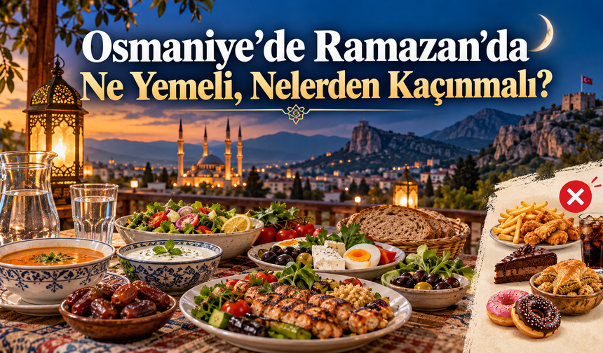 Osmaniye’de Ramazan’da Ne Yemeli Nelerden Kaçınmalı?