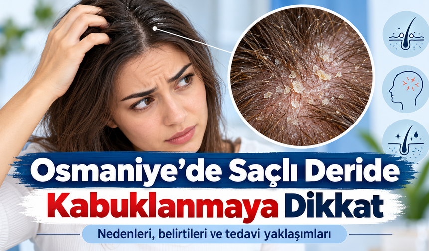 Osmaniye’de Saçlı Deride Kabuklanmaya Dikkat