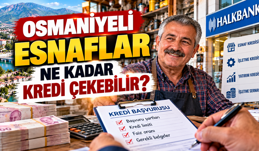 Osmaniyeli Esnaflar Ne Kadar Kredi Çekebilir?