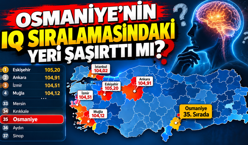 Osmaniye'nin IQ Sıralamasındaki Yeri Şaşırttı mı?