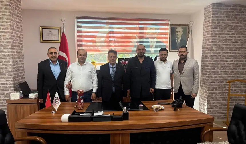 Osmaniye Ticaret Borsası Başkanı Ali Korkmaz'a Hayırlı Olsun Ziyareti
