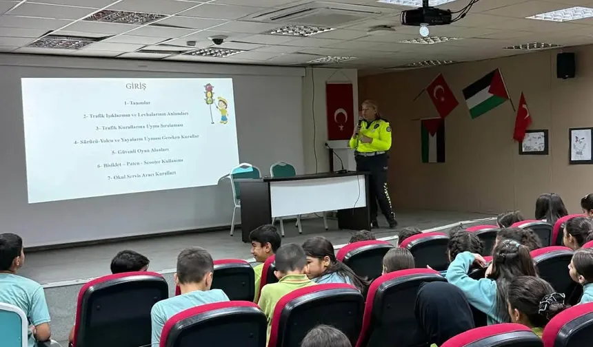 Osmaniye'de 137 Öğrenciye Trafik Eğitimi Verildi