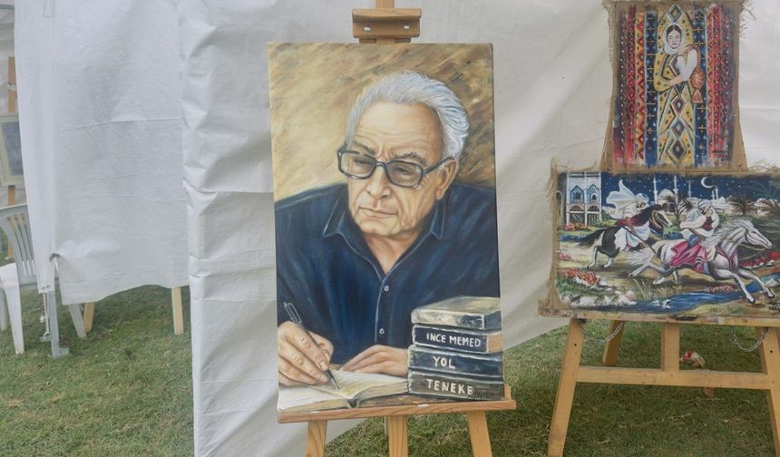Yaşar Kemal’in portreleri ve karikatürleri aynı sergide