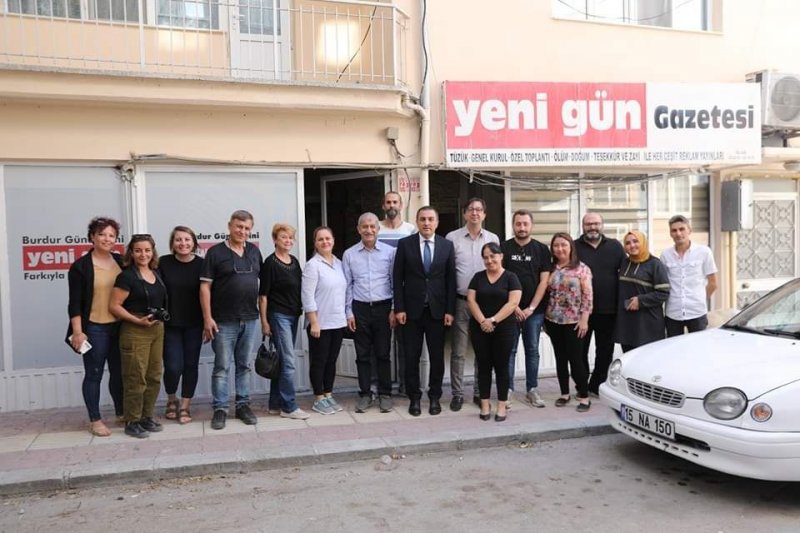Burdur Yenigün Gazetesi haber ekibi