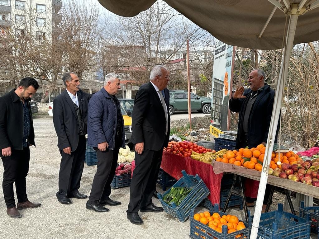 İyi Parti Adayı Namlı, Düziçi Esnafının Görüş Ve Taleplerini Dinliyor (10)