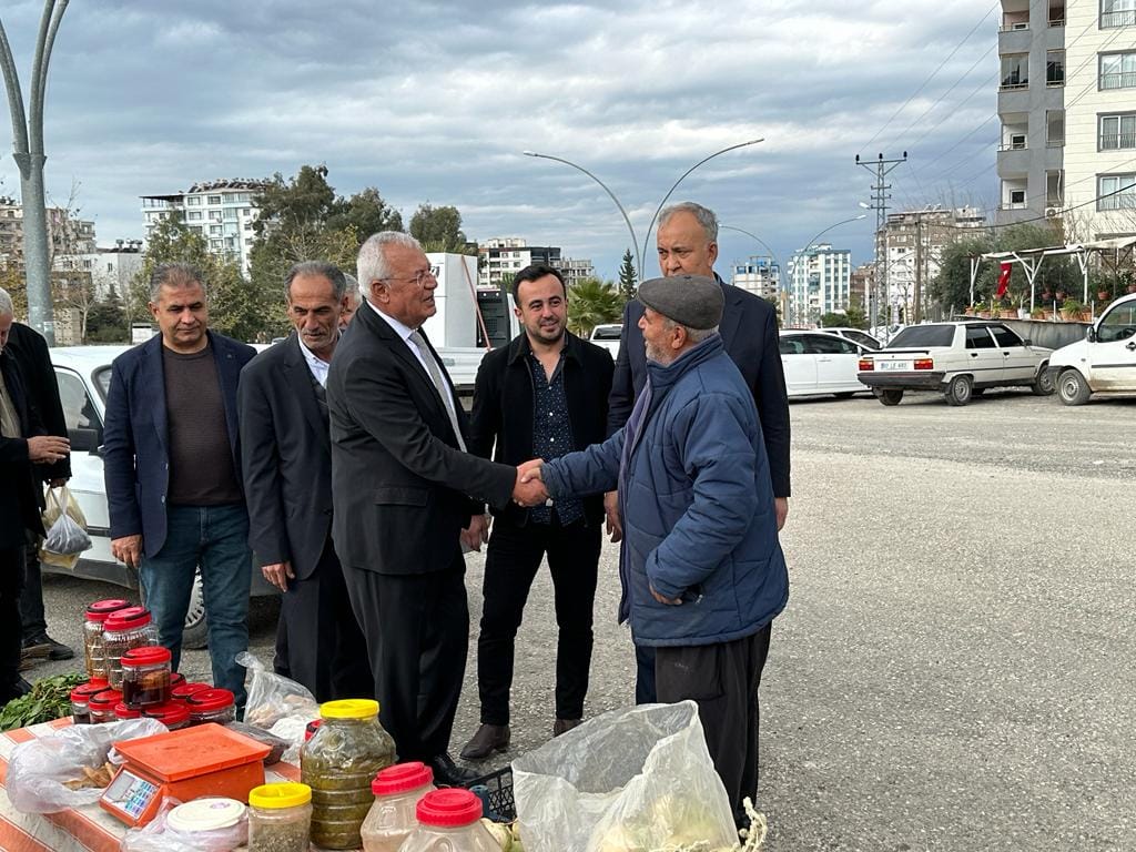 İyi Parti Adayı Namlı, Düziçi Esnafının Görüş Ve Taleplerini Dinliyor (4)