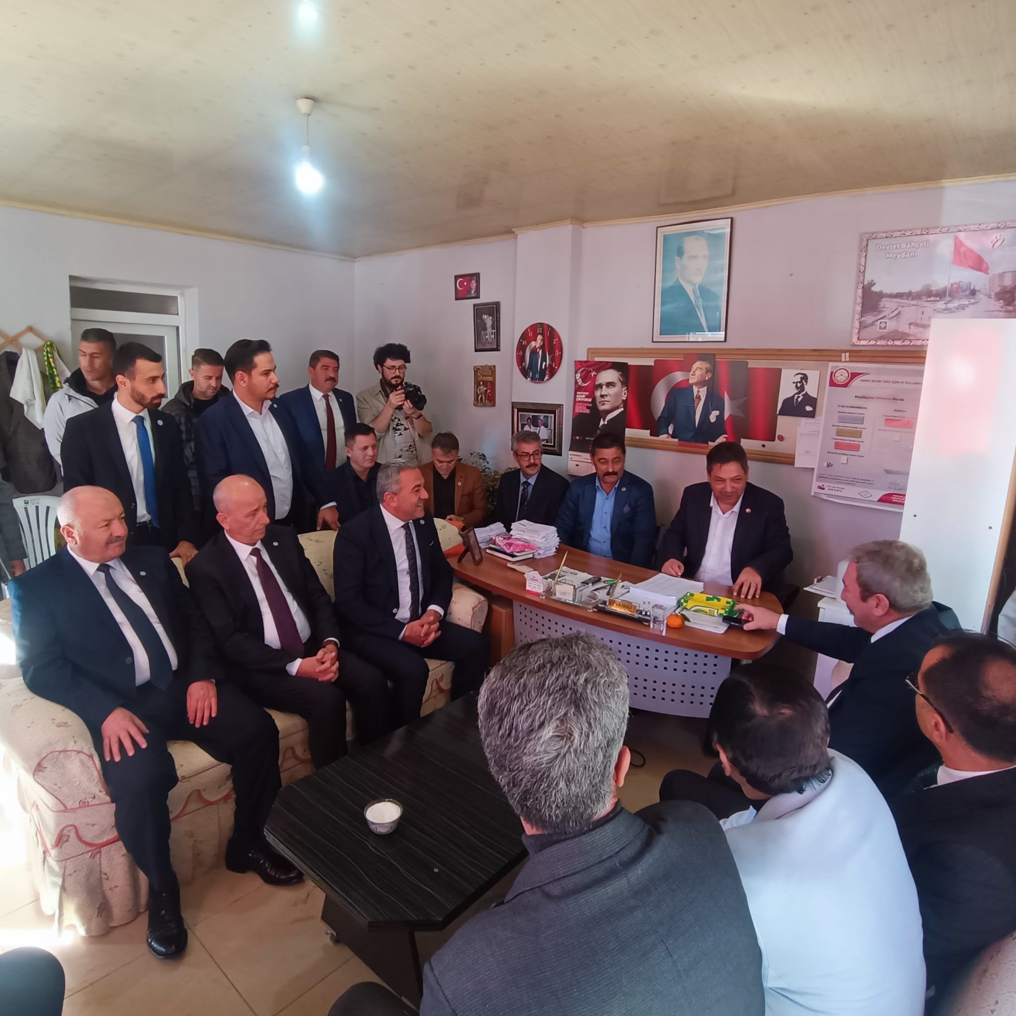 İyi̇ Parti Heyeti, Cebeli Bereket Muhtarlar Derneği'ni Ziyaret Etti (2)