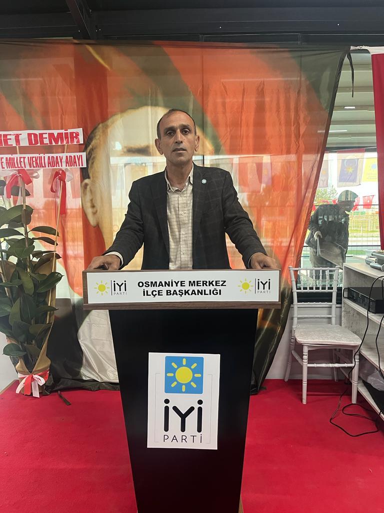 İyi Parti Osmaniye Belediye Meclis Üyesi Adayı Mehmet Yalçın'dan Seçimlere Katılım Çağrısı