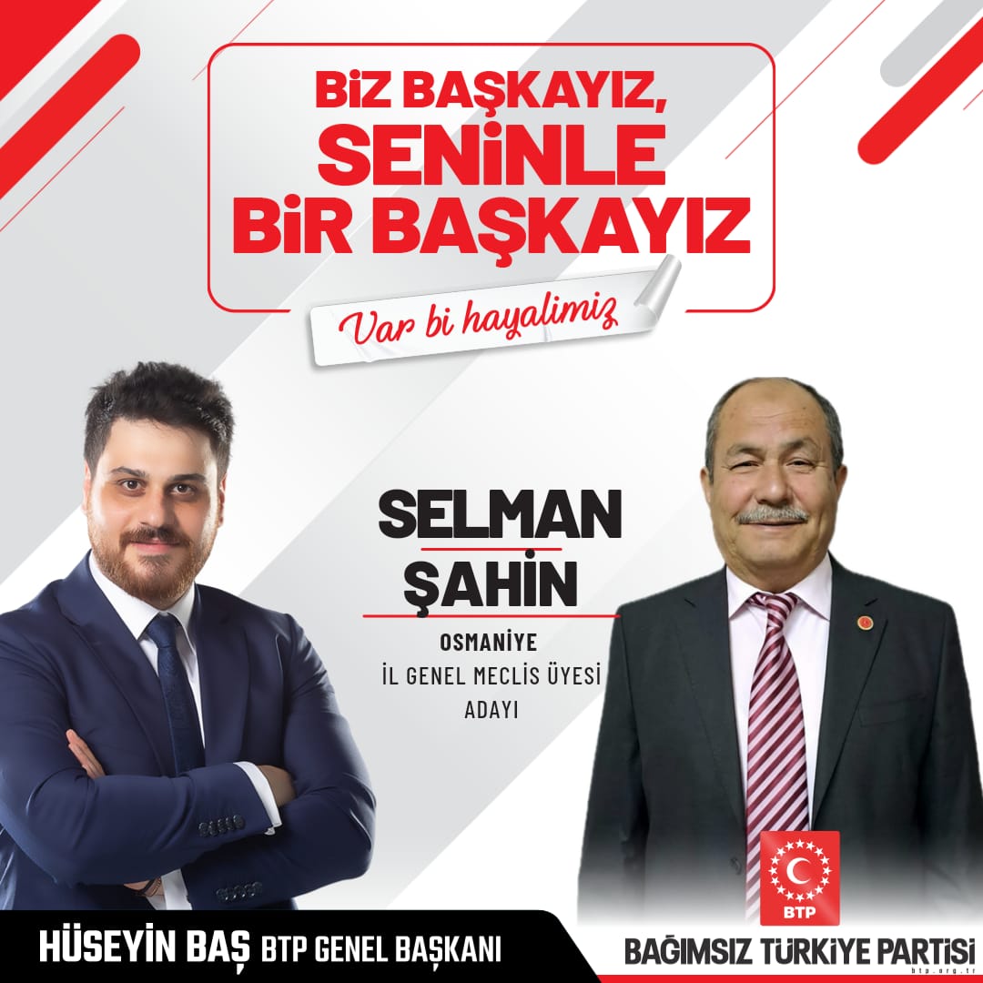 Osmaniye'nin Ünlü Esnafı Salman Şahin, Bağımsız Türkiye Partisi'nden Belediye Meclis Üyesi Adayı (2)