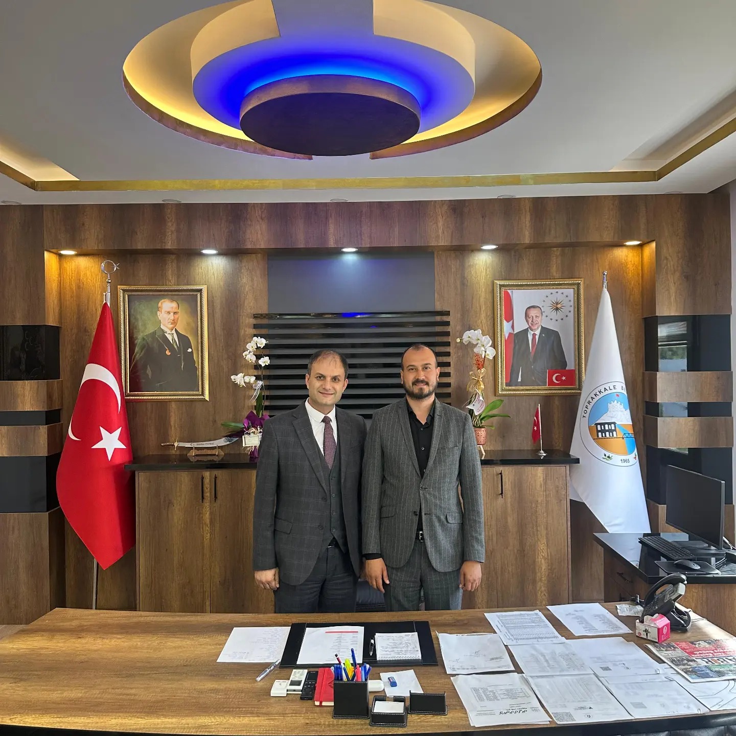 Düziçi Karma Organize Sanayi Bölgesi Müdürü Aksu'dan Uyutmaz'a Hayırlı Olsun Ziyareti