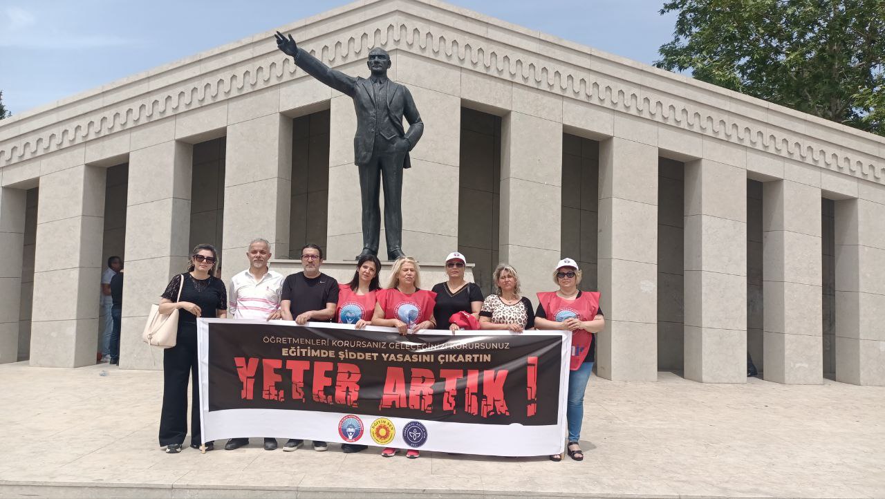 Başkan Yücel Eğitimcilerin Sesi Oldu Artık Yeter! Can Korkusuyla Çalışmak Istemiyoruz! (7)