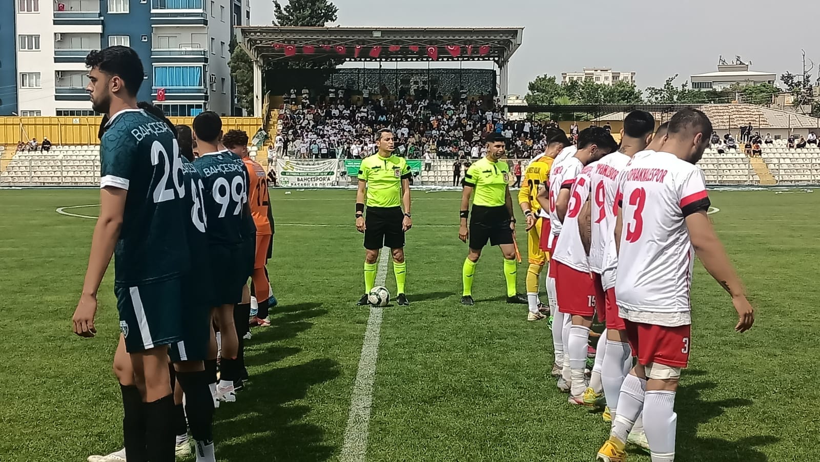 Osmaniye Bölgesel Amatör Lig Baraj Maçı Başladı Bahçespor Toprakkale Gençler Birliği (1)