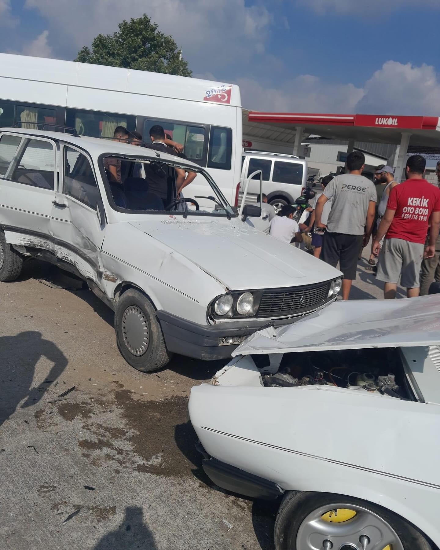 Düziçi Çevre Yolu’nda Zincirleme Kaza Yaralılar Hastaneye Kaldırıldı (5)